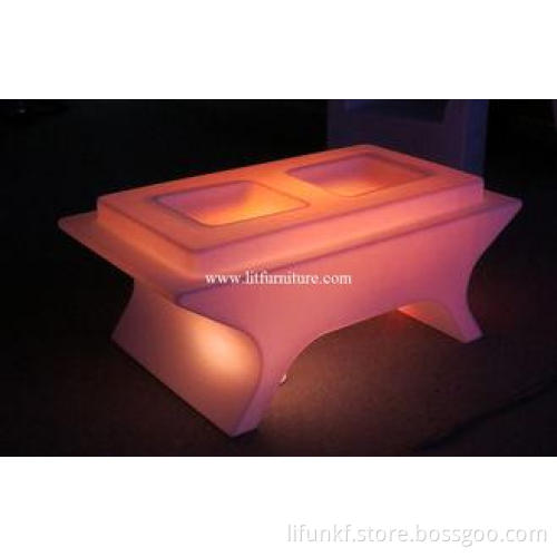 Breaking-proof , Impact-proof LED Bar Tables with LED light